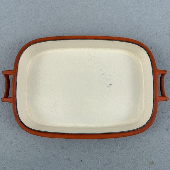 Dansk Other - Dansk Orecast Rectangular Skillet Lid Baker Orange Quistgaard JHQ As-Is